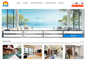 Real Estate website in Czech language