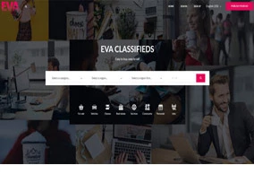 Classified web design theme