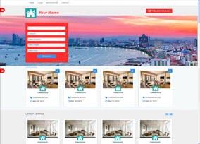 Real Estate website example